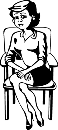 sitting-lady