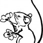 mouse-with-flowers
