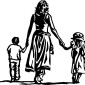 mother-children-walking